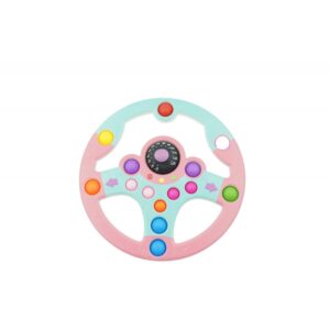 Jucarie senzoriala antistres, Simple Dimple, Volan, Multicolor, V1