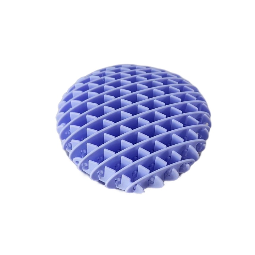 Jucarie Worm Fidget de Decompresie, Flippy, Anti Stres, Dimensiune Compacta 10 cm, Dimensiune Extinsa 24.5 cm, Mov - imagine 4