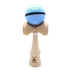 Kendama Ball Originala Stripe Negru Lemn Fag Bleu