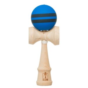 Kendama Karo Grip Rubber Stripe Lemn Fag Albastru Negru