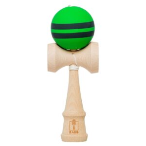 Kendama Karo Grip Rubber Stripe Lemn Fag Verde Negru