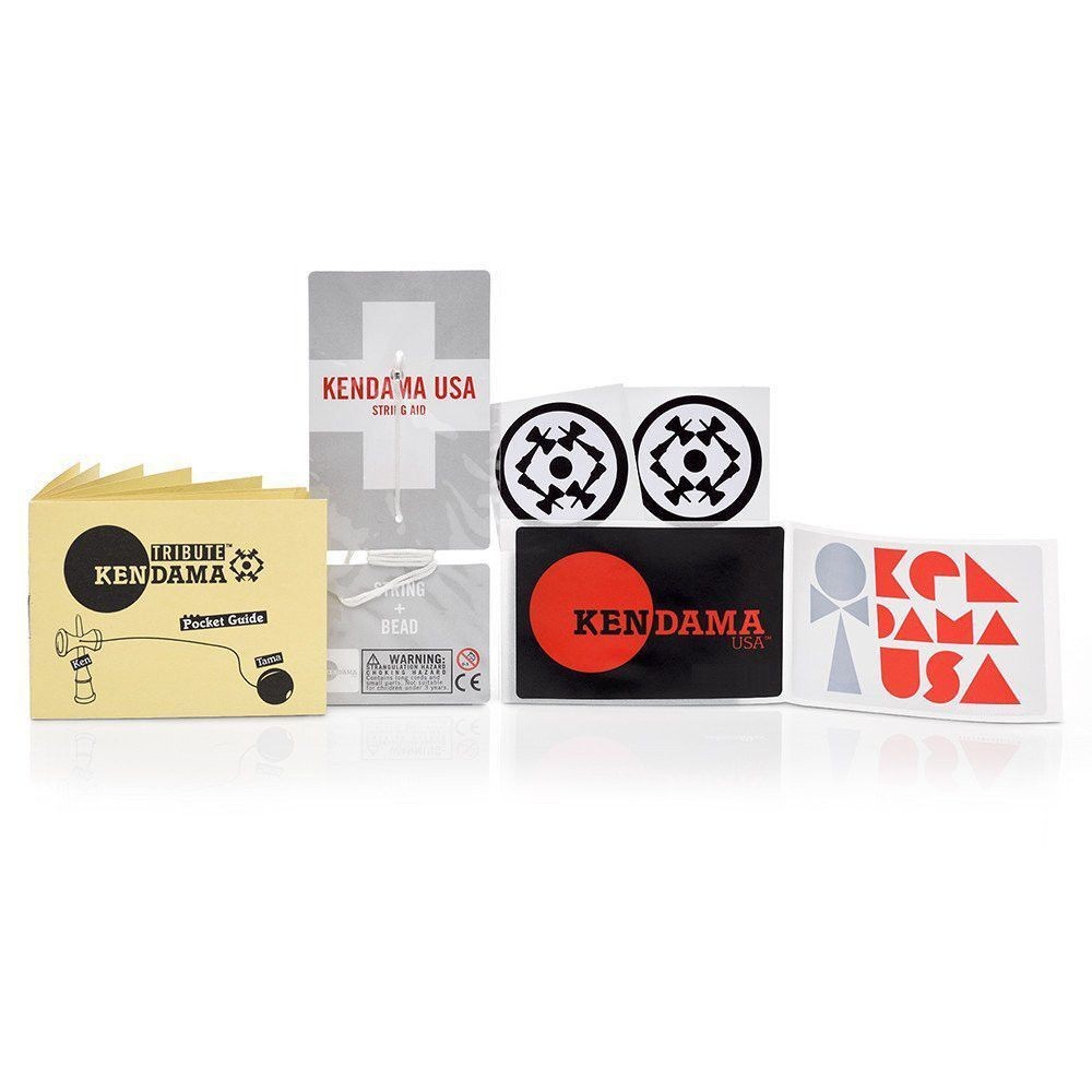 Kendama USA Kaizen Tigereye Translucid KZN404 Maro - imagine 3