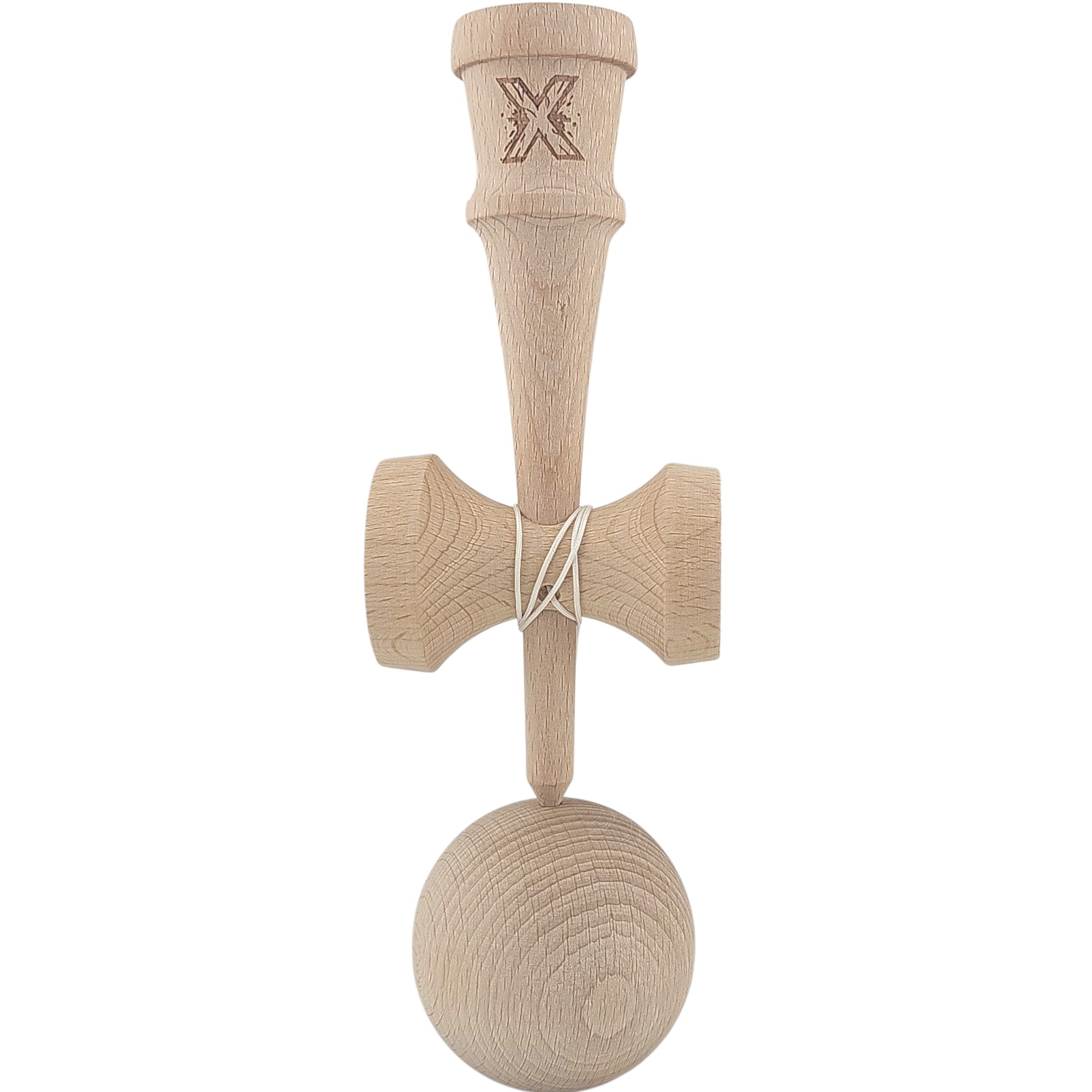 Kendama X Originală, Profesională, Flippy, 18 cm, Lemn - imagine 3