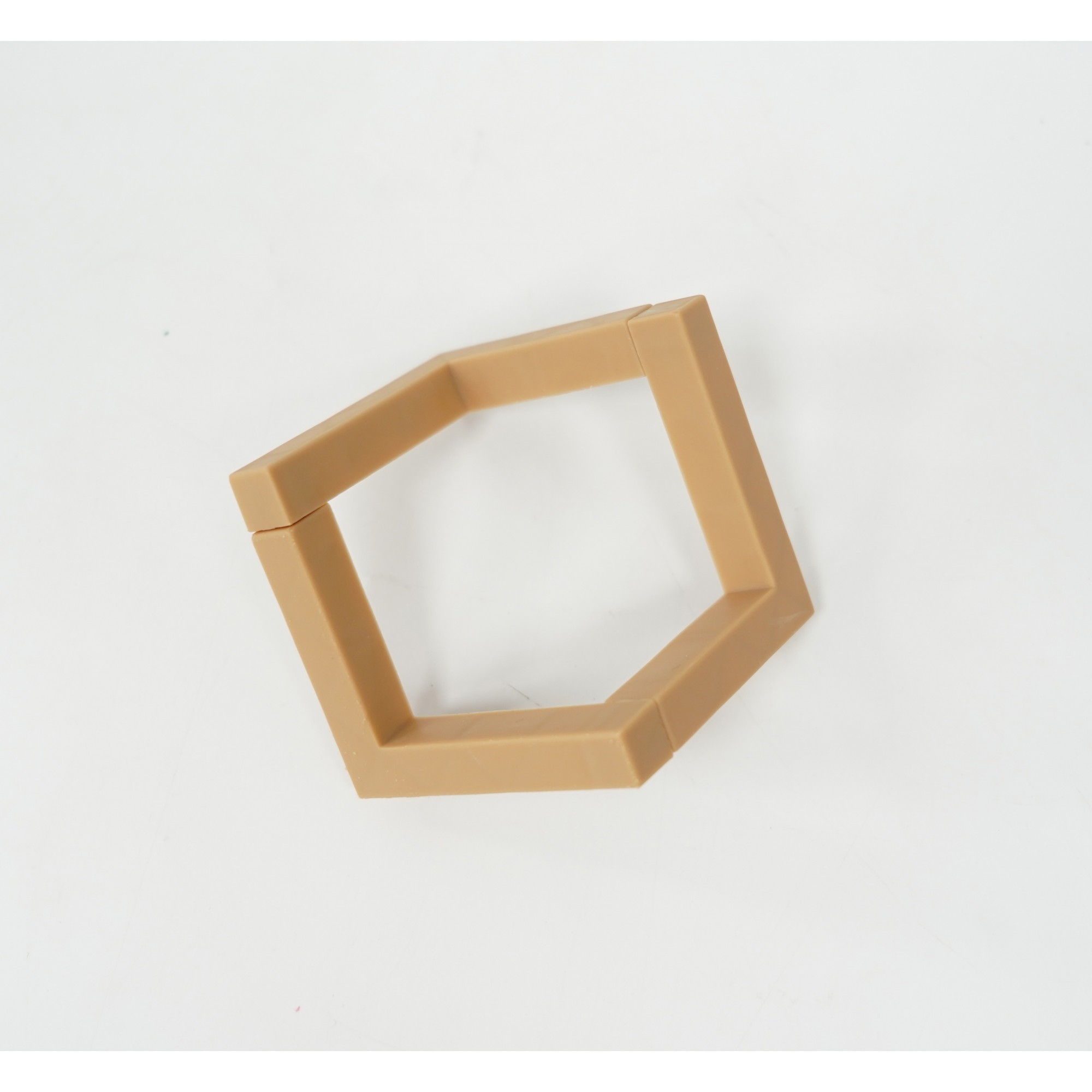 Lampa de veghe in forma de luna 3D Moon Light, alb cald alimentare baterii, fara acumulator, stand din plastic inclus, 8 cm, Flippy - imagine 4