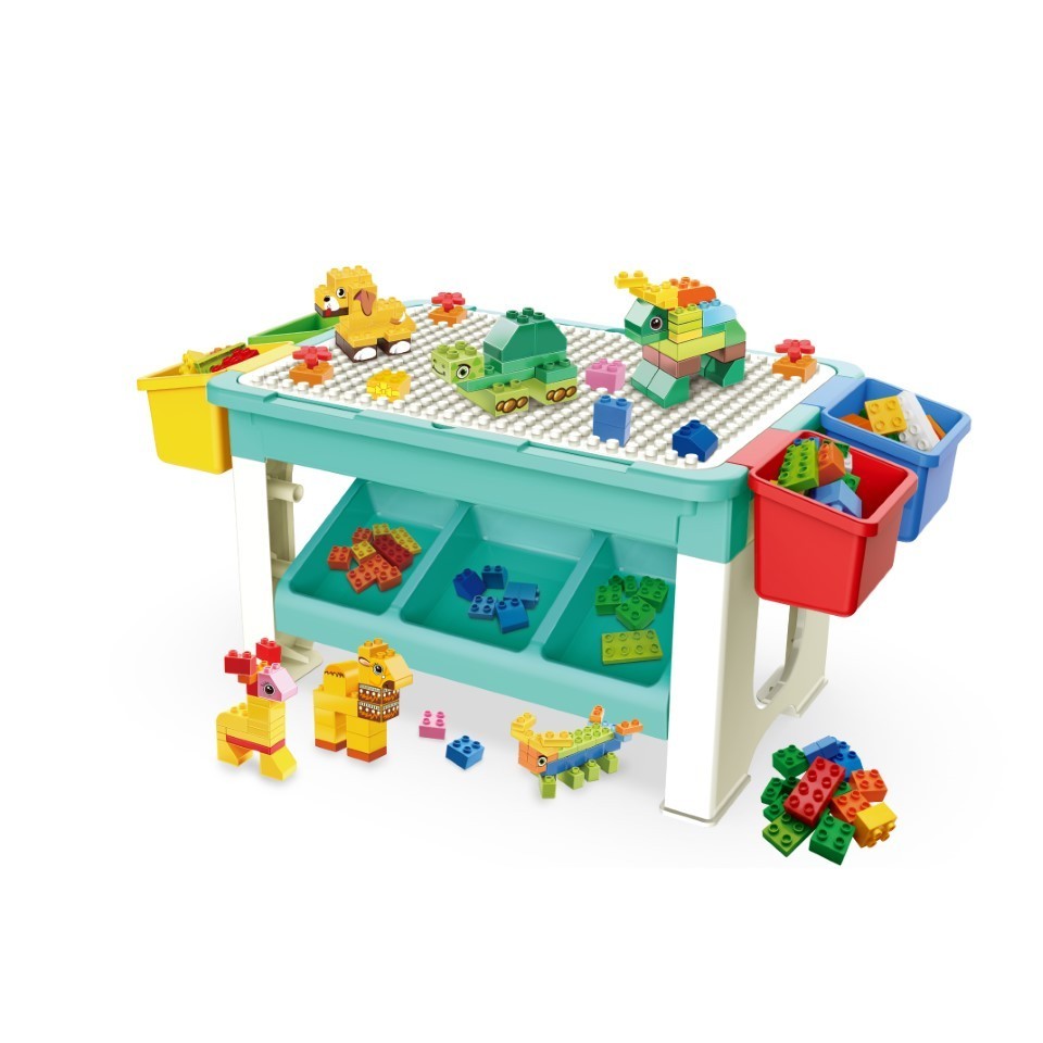 Masa de joaca pentru construit, 69 piese incluse - imagine 3