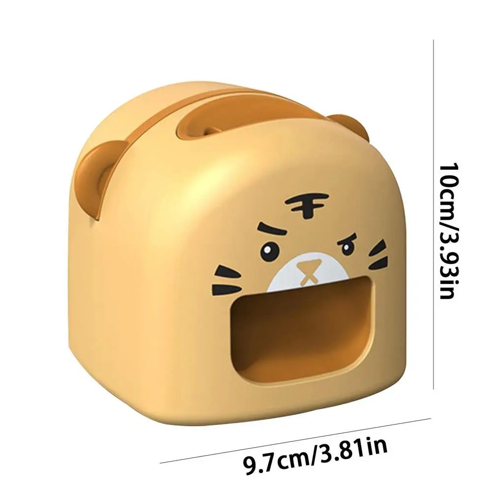 Mașină de Decojit Semințe, Flippy, Mini Deschizător, Model Tigru, Incarcare USB, 9.7x10x8.6 cm, Portocaliu - imagine 2