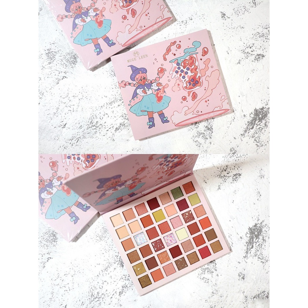 Trusa de machiaj, paleta de farduri cu 42 de culori pigmentate, Flippy - imagine 4