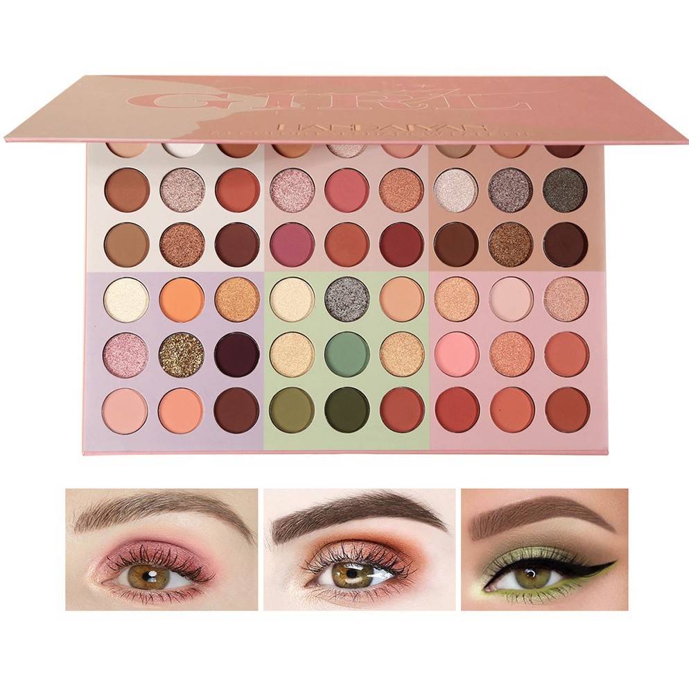 Trusa de machiaj, paleta de farduri cu 54 de culori pigmentate, Flippy - imagine 2