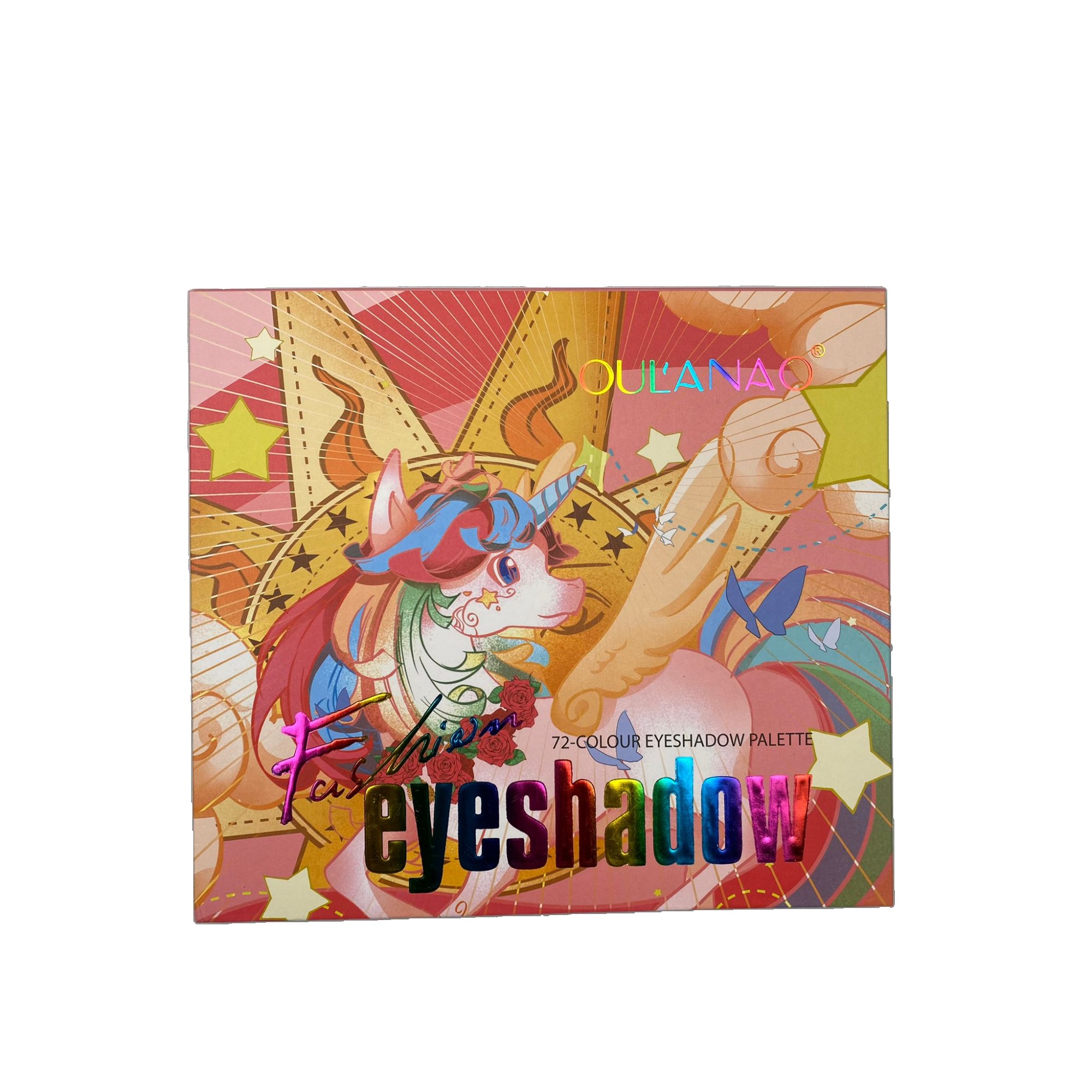 Trusa de machiaj, paleta de farduri Oulanao cu 72 de culori pigmentate, Flippy - imagine 2