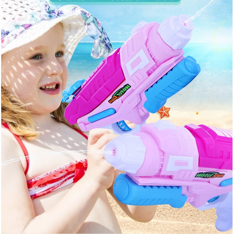 Pistol cu Apa pentru Copii, Rezervor, Pentru Piscina/Plaja, Flippy, 6ani+, Roz, 600ML - imagine 2