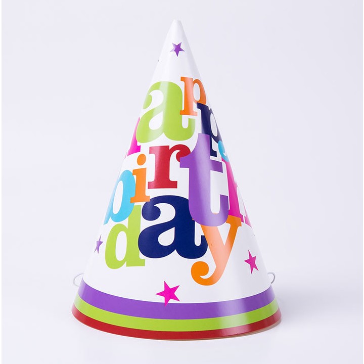 Set 6 Coifuri Happy Birthday, Flippy, pentru Petrecere, Tematica Aniversare, 19x15 cm, Multicolor - imagine 4