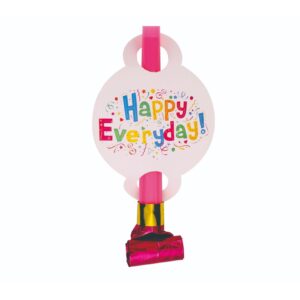 Set 6 Suflatori Happy Everyday, Flippy, pentru Petrecere, 20 x 17 cm, Multicolor
