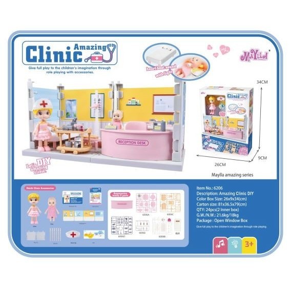Set cabinet medical cu instrumente, Jucarii pentru copii, Flippy - imagine 3