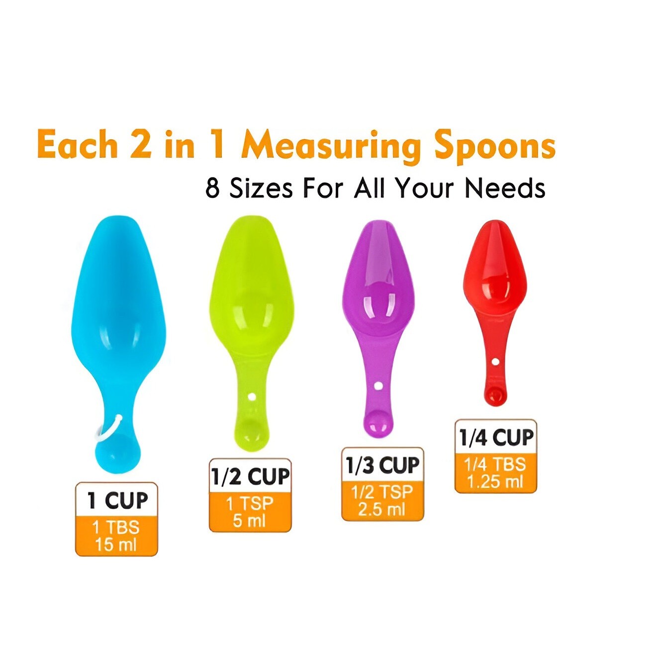 Set Cutii de Depozitare a Alimentelor, Flippy, 7 Recipiente, 10 Etichete Reutilizabile, 4 Linguri, pentru Bucatarie, Spatula, Etansare, Fara BPA, Transparente, Capac Negru - imagine 2