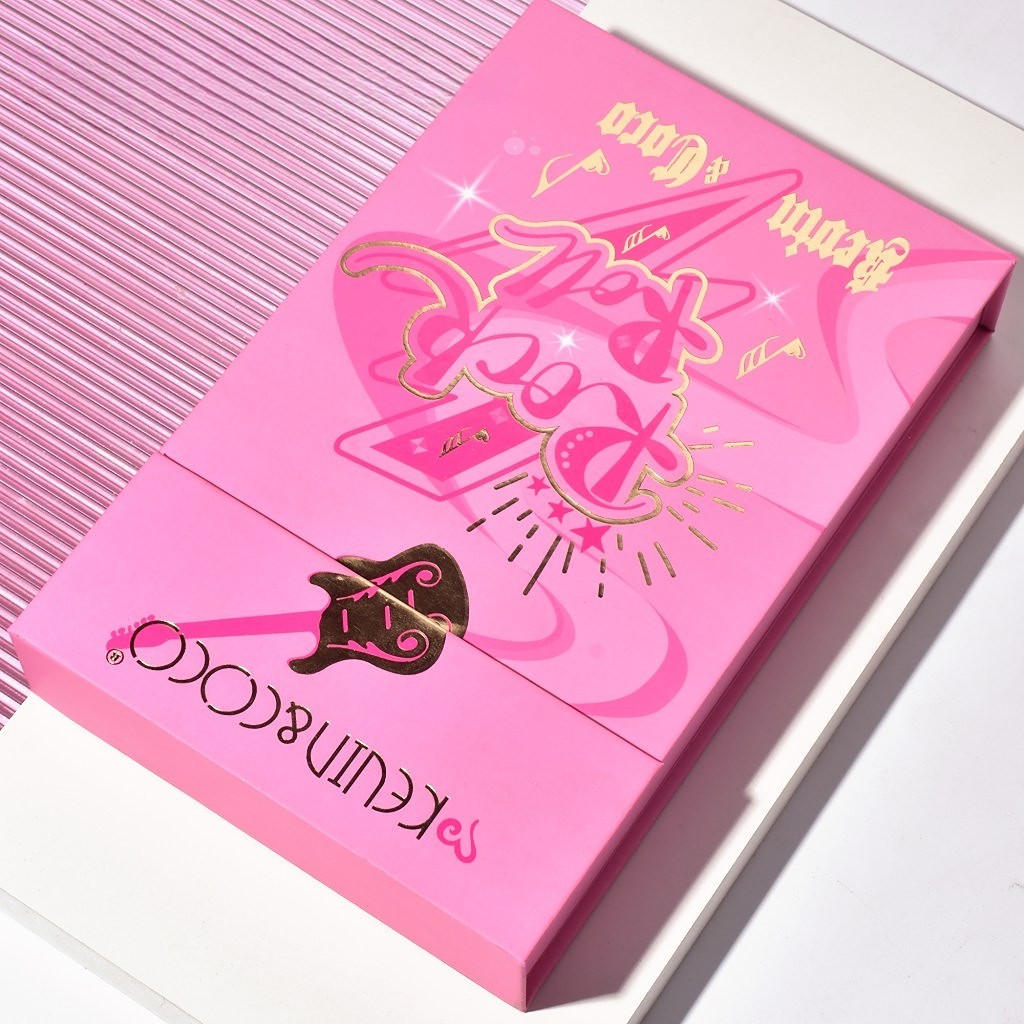 Set de Buze, KEVIN & COCO, Punk Rock, 6 Lip Gloss-uri, 19.3 x 12 cm, Roz/Maro - imagine 2