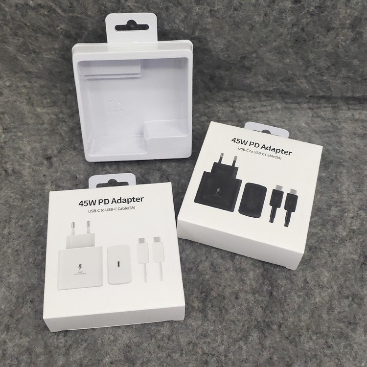 Incarcator Super Fast Charge, Flippy, Adaptor Fast Charge 45W, 5A, PD 3.0, Cablu 1m, Incarcator Fast Charge USB Type-C, Negru - imagine 4