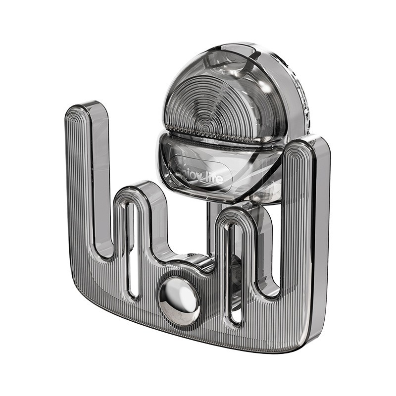 Suport pentru Incaltamintea de Casa, Flippy, fara Perforare, Montare pe Perete, Prindere Adeziva, 11.6x11x4.8cm, Gri Transparent