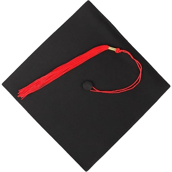 Toca Absolvire, Flippy, Neagra cu Snur Rosu, Universala - imagine 2