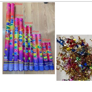 Tub de Confetti, Flippy, Clasic, 50x5 cm, Confetii Asortate din Plastic, Eliberare prin Rasucire, Multicolor