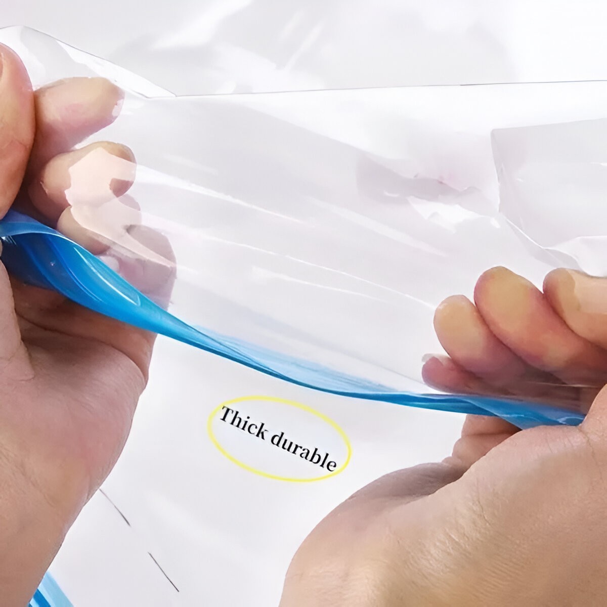 Set 3 Saci de Vidat Haine, Flippy, Marimi Diferite, Vidare prin Vacuum, Reutilizabili, Impermeabili, Pompa Inclusa, Transparent - imagine 2