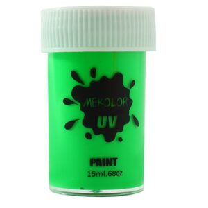 Vopsea pentru Fata si Corp, Flippy, cu Pigment Fosforescent UV, 15 ml, Verde