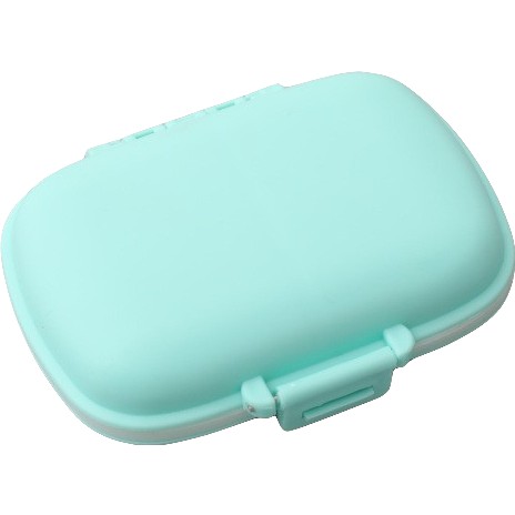 Organizator medicamente, Plastic, 8 compartimente, 0.1 L, Albastru, Flippy, 11 x 7 cm - imagine 3