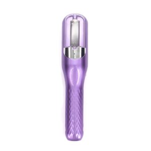 Aparat de Reparare a Varfurilor Despicate, Flippy, Netezirea Firului de Par, din ABS+PC, cu Ioni Negativi, Baterie 500 mAh, 24.8 x 5.3 x 5 cm, Mov