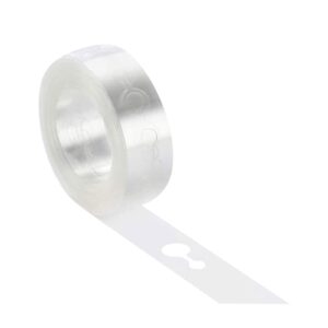 Banda Transparenta pentru Prinderea Baloanelor, Flippy, din PVC, 5 m, Gauri Duble, Transparent