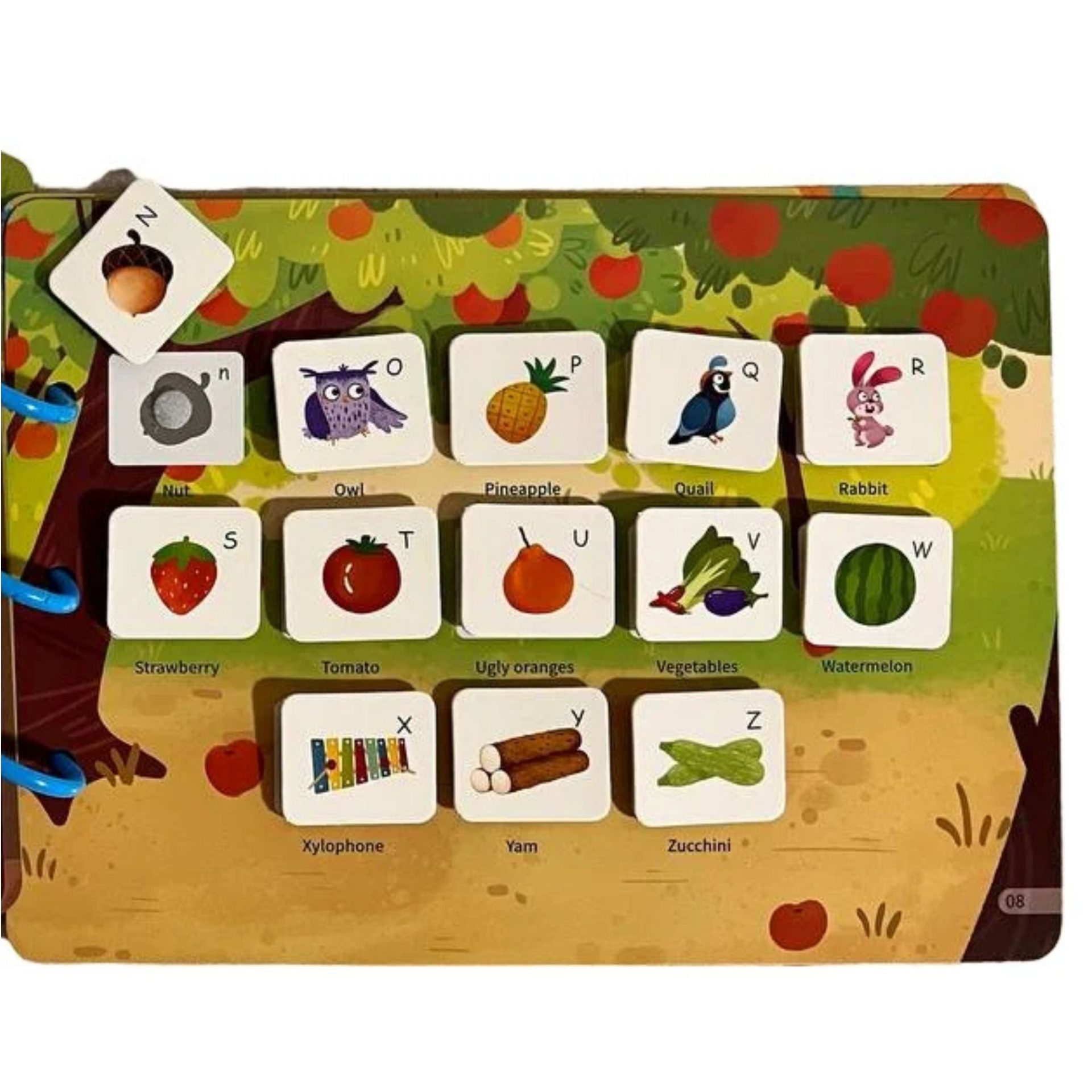 Carte Educativa cu Stickere Reutilizabile, Flippy, Busy Book Senzoriala cu Pagini Interactive , Joc Montessori, Seria ''Viata la Ferma'', Dezvolta Motricitatea Fina si Logica, Carte pentru Invatare Timpurie, 3 ani, Multicolor - imagine 2