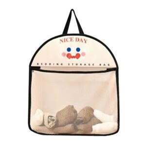 Geanta de Depozitare, Flippy, Tip Saculet, de Agatat, Multifunctionala, din Plasa, 40 x 10 x 44 cm, Negru