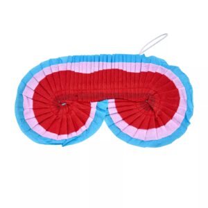 Masca BLINDFOLD pentru Pinata, Flippy, Set 3 bucati, Accesoriu pentru Pinata din Hartie Creponata, 17 x 8.4 cm, Multicolor