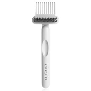 Perie pentru Curatarea Parului, Flippy, din Plastic, 16 x 5 cm, Alb