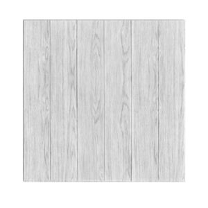 Set 10 Placi Tapet 3D, Flippy, 70 x 70 cm, Grosime 3 mm, din Rasina, Tip Placi de Lemn, Suprafata Acoperita 4.9 mp, Gri Deschis