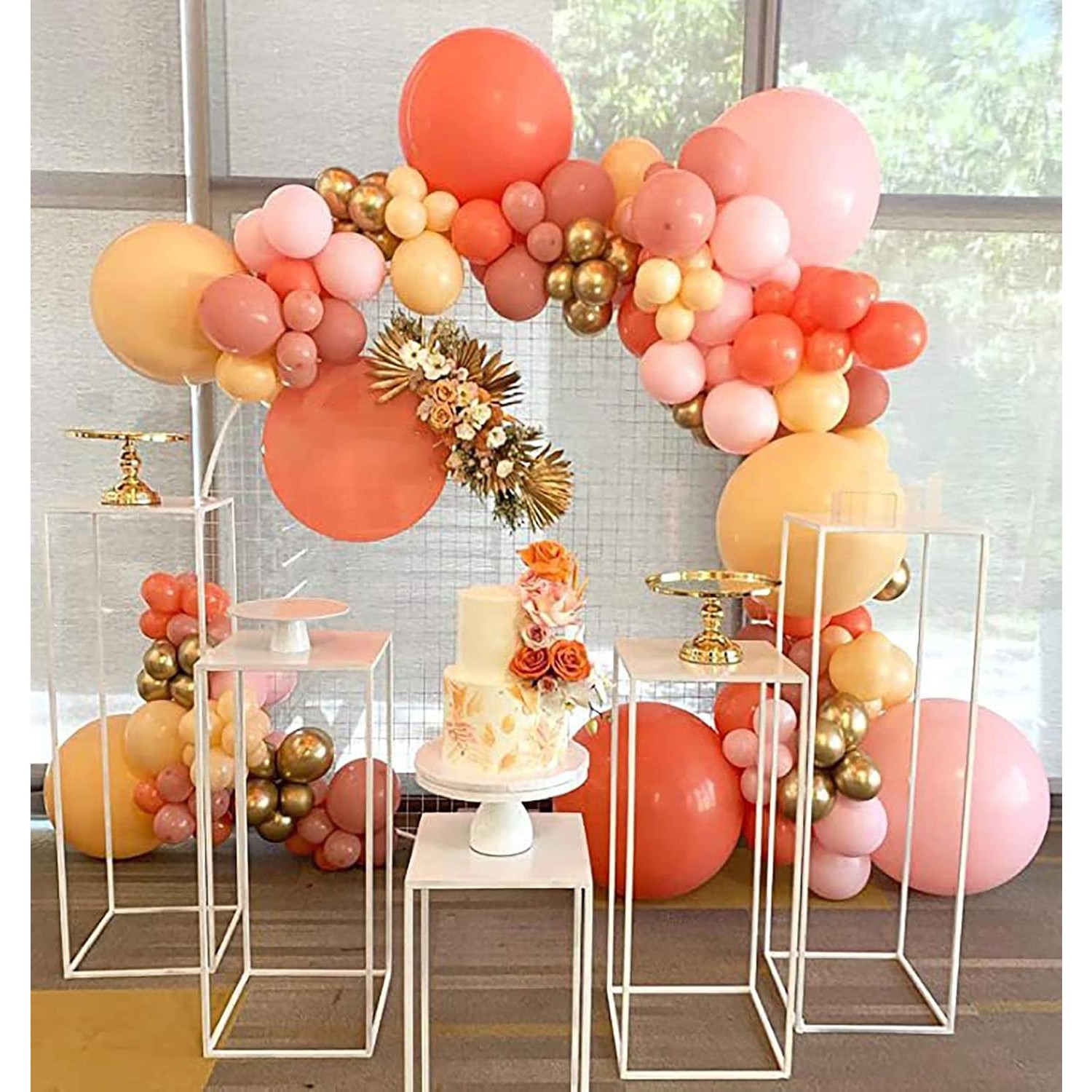Set 12 Baloane, Flippy, din Latex Macaroon, 30 cm, Rosu - imagine 2