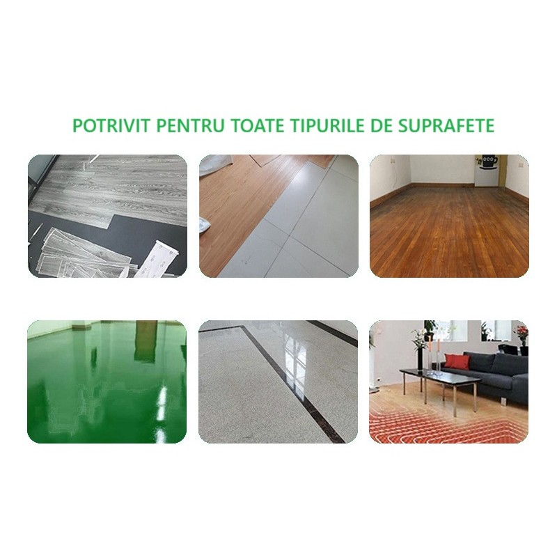 Set 36 Placi Autoadezive pentru Pardoseala, Flippy, din PVC, Impermeabil, Ignifug, Usor de Curatat, Dimensiune Placa 91.44 x 15.24 cm, Grosime 1.5 - imagine 4