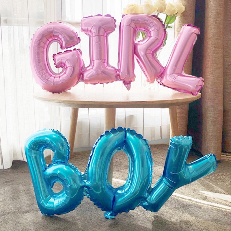 Set Baloane din Folie Metalizat?, Flippy, Model Scris Boy, 38x95 cm, Tematica Baby Shower, Baloane Party, Ambalaj Individual, Pai Inclus, Umflare cu Aer sau Heliu, Albastru - imagine 4
