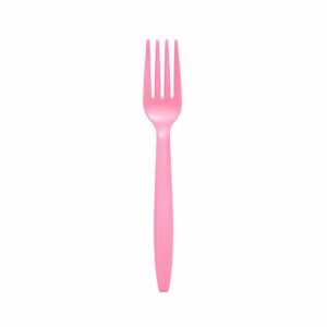 Set Furculite de Unica Folosinta, Flippy, 10 Bucati, Plastic Rezistent, 15.5 x 2.5 cm, Roz