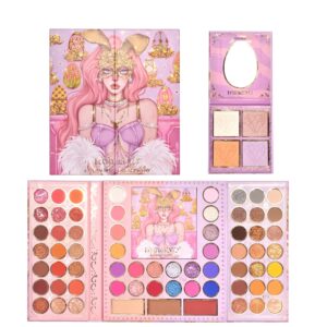 Trusa de Machiaj, KEVIN & COCO, Easter Style Pink, 69 culori, 20 x 22.5 cm