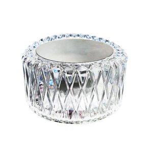 Lampa LED RGB 16, Flippy, 3 Nivele de Intensitate, Incarcare USB, 3W, Cristal Acrilic, 6x12 cm, Telecomanda, Transparent